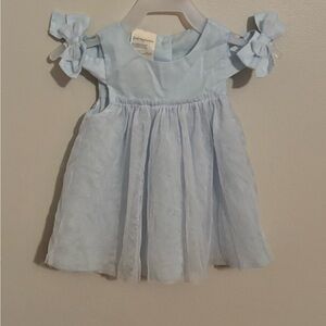First Impressions Sky Blue Formal Kids Dress